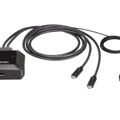 KVM превключвател ATEN US3312 2-портов 4K DisplayPort USB-C