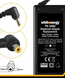 Alternative view of Whitenergy AC адаптер 19V | 6.3A 120W connector 5.5x2.5mm (04082)