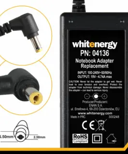 Whitenergy AC адаптер 19V | 4.74A 90W connector 5.5*2.5mm (04136)