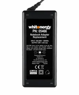 Whitenergy AC адаптер 05466 20V | 4.5A 90W connector 5.5×2.5 mm