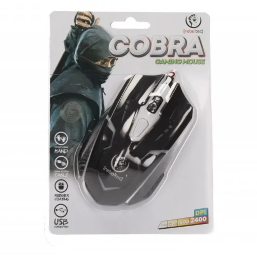 Alternative view of Rebeltec Giant gaming USB Optical мишка DPI 1000/1200/2400 COBRA