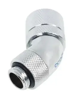 Alternative view of Компресионен фитинг Alphacool HF, 13/10 - G1/4, 45°, Въртящ се, Хром