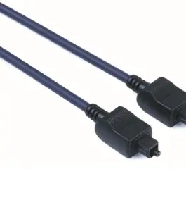 Alternative view of Оптичен кабел HAMA 205131, ODT Toslink plug - ODT Toslink plug, 1.5 m, Черен