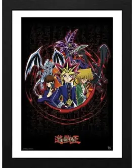 GBEYE YU-GI-OH! - Framed print "Joey Yugi Kaiba" (30x40)