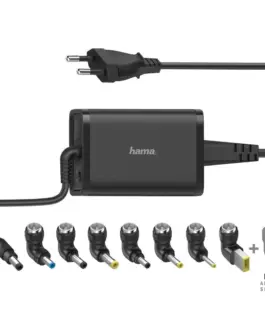 Универсално захранване за лаптоп HAMA Мрежово изх. 15/19V 65W