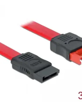 Alternative view of Интерфейсен кабел SATA III Delock 83953, удължителен. 0.30 m, червен