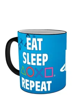 Чаша ABYSTYLE PLAYSTATION Mug Heat Change Eat Sleep Repeat