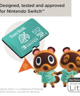 Alternative view of Карта памет SanDisk for Nintendo Switch, microSDXC UHS-I, 512GB, До 100MB/s