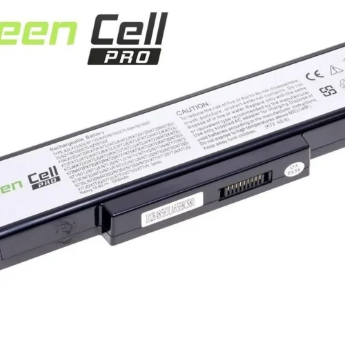 Alternative view of Батерия за лаптоп GREEN CELL, Asus N71 K72 K72J K72F K73SV N71 N73 N73S N73SV X73S, 10.8V, 5200mAh