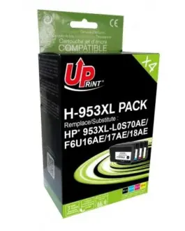 Мастилница UPRINT HP 953XL, Комплект, OfficeJet Pro 8210/8710/7720, (Bk+C+Y+M)