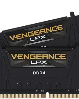 Памет за компютър CORSAIR VENGEANCE LPX 16GB (2 x 8GB) DDR4 3200MHz Black