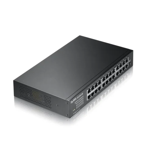 Alternative view of Суич ZYXEL GS1100-24E, 24 портов, Gigabit, за монтаж в шкаф