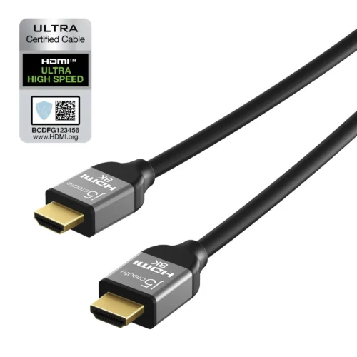 Alternative view of Кабел j5create JDC53, HDMI мъжко - HDMI мъжко, 8K, 48 Gbps, 2 m
