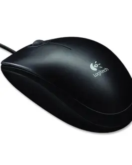 Мишка за компютър с кабел оптична LOGITECH B100