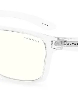 Компютърни очила GUNNAR Intercept Crystal Clear Бял