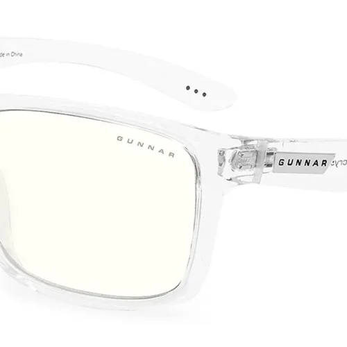Компютърни очила GUNNAR Intercept Crystal Clear Бял
