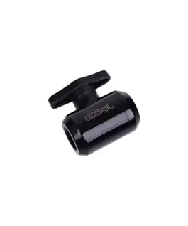 Сферичен кран Alphacool Вътрешна резба G1/4 Черен мат