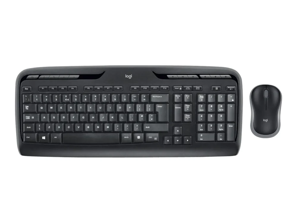 КОМПЛЕКТ МИШКА + КЛАВИАТУРА LOGITECH MK330 US - Wireless - С БДС КИРИЛИЗАЦИЯ  (WITH BDS CYRILLIC) - Black - PN