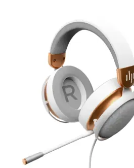 Alternative view of Геймърски слушалки Dark Project Sono Wired - White/Gold