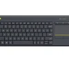 Logitech K400+ Wireless Touch клавиатура черен