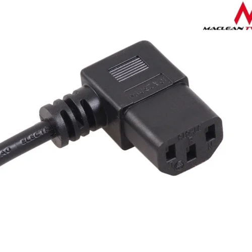 Maclean Power кабел angled 3 pin plug 3M MCTV EU-803