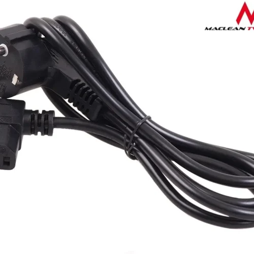 Maclean Power кабел angled 3 pin plug 3M MCTV EU-803