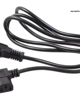 Alternative view of Maclean Power кабел angled 3 pin plug 5M EU MCTV-804
