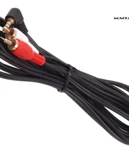 Alternative view of Maclean кабел Mini 3.5mm mini jack 2RCA 15m черен MCTV-828