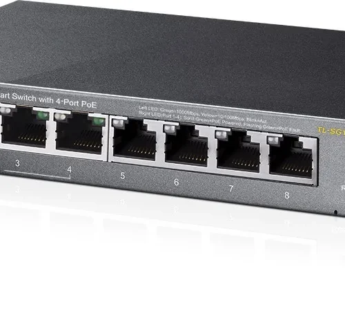 Alternative view of TP-LINK TL-SG108PE Switch Smart 8xGE (4xPoE)