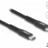 Delock Кабел USB-C PD 60W магнитна текстилна обвивка 2 m