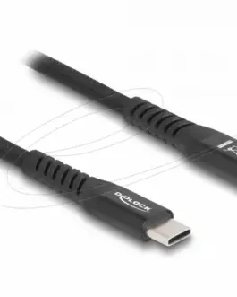 Delock Кабел USB-C PD 60W магнитна текстилна обвивка 2 m
