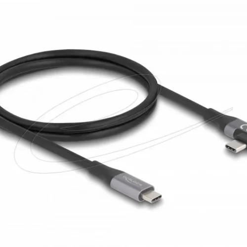 Alternative view of Delock USB-C Кабел 90°, 40 Gbps USB PD 3.1, 240W, 1 m