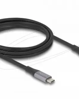 Delock Удължителен кабел USB-C 40 Gbps PD 240W 2 м сив