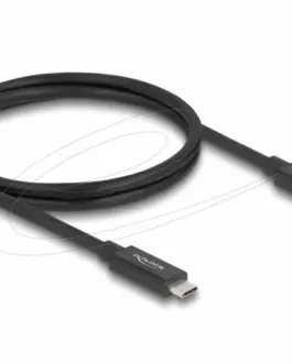 Delock Кабел E-Marker USB-C 80 Gbps 16K 60 Hz PD 3.1 240 W 1 m черен