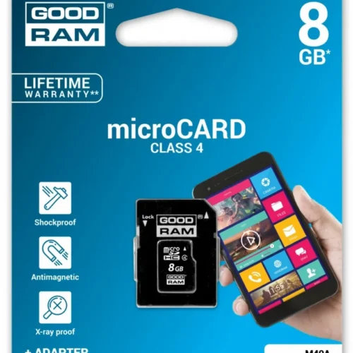 GOODRAM microSD 8GB C4 1-адаптер