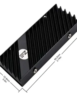 Alternative view of M.2 Heatsink EZDIY-FAB за NVMe SSD диск - Черен