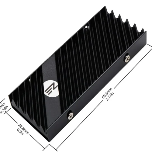 Alternative view of M.2 Heatsink EZDIY-FAB за NVMe SSD диск - Черен