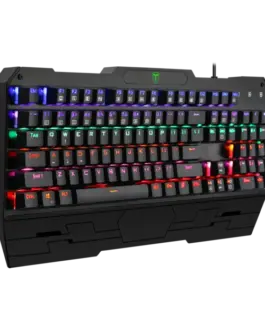 Alternative view of Механична геймърска клавиатура Redragon T-Dagger Battleship Rainbow T-TGK301