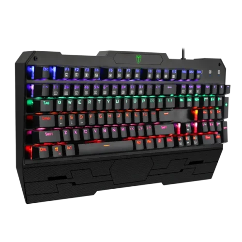 Alternative view of Механична геймърска клавиатура Redragon T-Dagger Battleship Rainbow T-TGK301