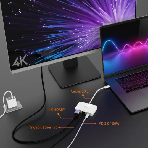 Мрежови адаптер/хъб/ j5create JCA351