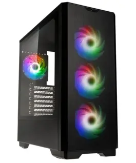 Кутия за компютър Kolink Unity Solar ARGB Mesh Mid-Tower Black