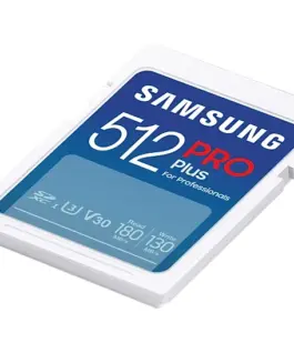 Alternative view of Карта памет Samsung PRO Plus, SD Card, 512GB, Бяла