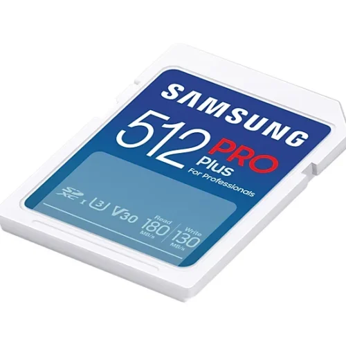 Alternative view of Карта памет Samsung PRO Plus, SD Card, 512GB, Бяла