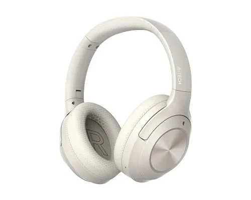 Блутут слушалки с микрофон А4tech BH220 Bluetooth v.5.3 Бежови