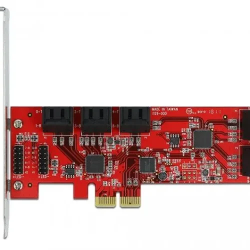 Контролер Delock SATA PCI Express Card – 10 ports