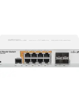 Суич MikroTik CRS112-8P-4S-IN 8 x Gigabit Ethernet ports 10/100/1000Mbps 4 x SFP