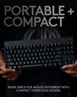 Alternative view of Геймърска механична клавиатура Logitech G Pro Clicky RGB