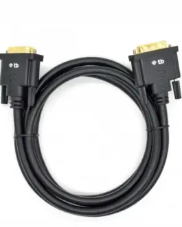 TB DVI кабел M 24 + 1 1.8 m. черен gold plated