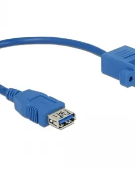 Кабел Delock  За монтиране върху панел USB-A женско - USB-А женско