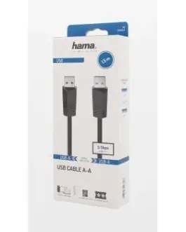 Alternative view of Кабел HAMA  USB 3.0, USB-A мъжко - USB-А мъжко, 1.5 м, 5Gbit/s, екраниран